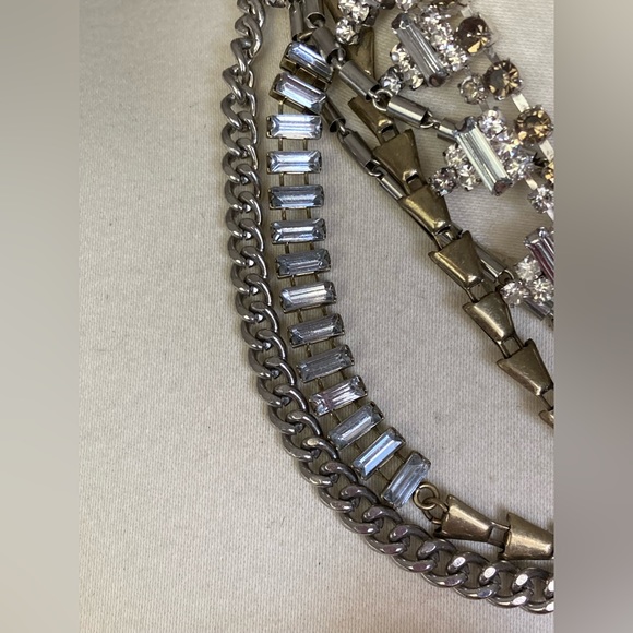 Retired Stella & Dot Sutton Mixed metal Multi way necklace - Picture 7 of 12